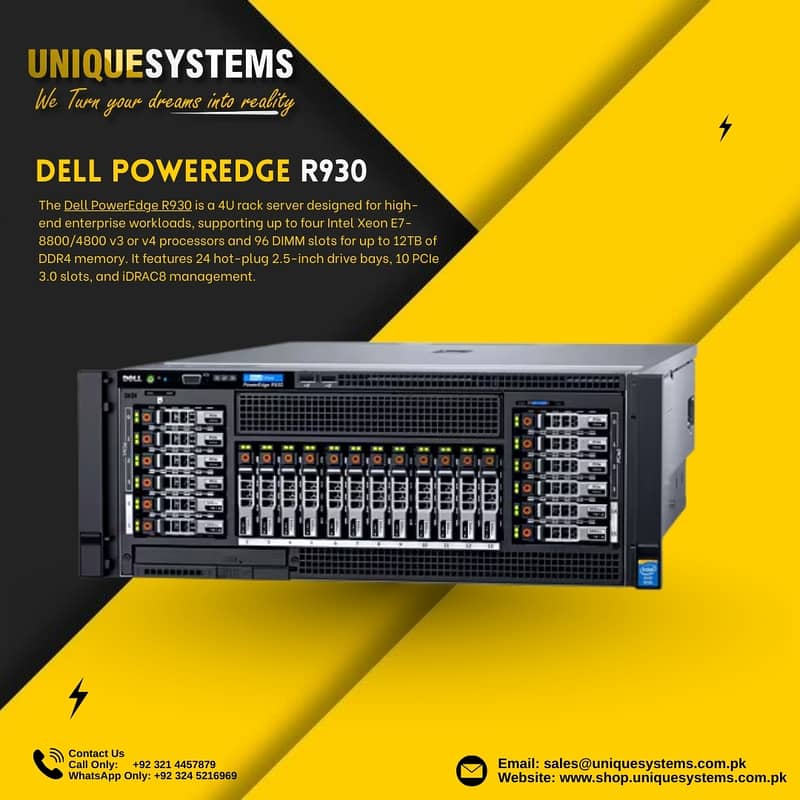 Dell PowerEdge R930 Enterprise Server – Excellent Condition - Servers ...