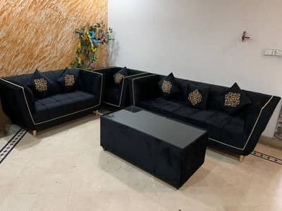 sofa set 6 seater with center table