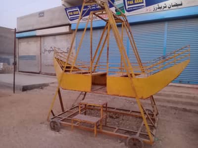 9 token ride jumping catsle or 12 seater kashti Wala jhula