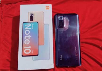 redmi note 10 pro  6GB 128GB new condition with box