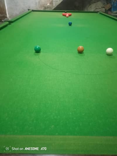 snooker table 6 by 12