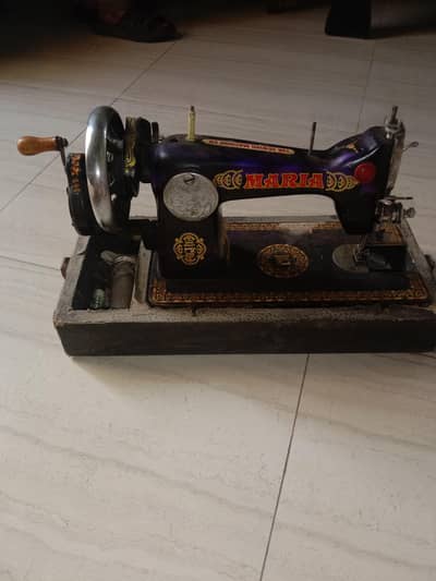 Manual Silai Machine (Maria Brand) with Wooden Base