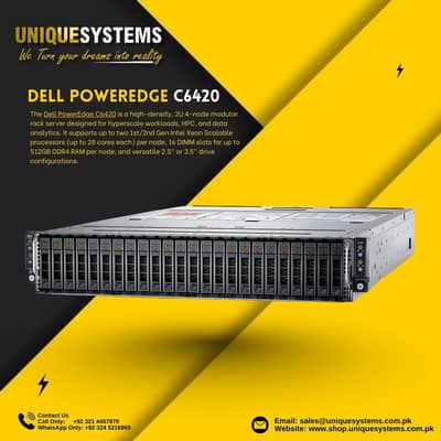 Dell PowerEdge C6420 Server – Reliable Data Center Hardware