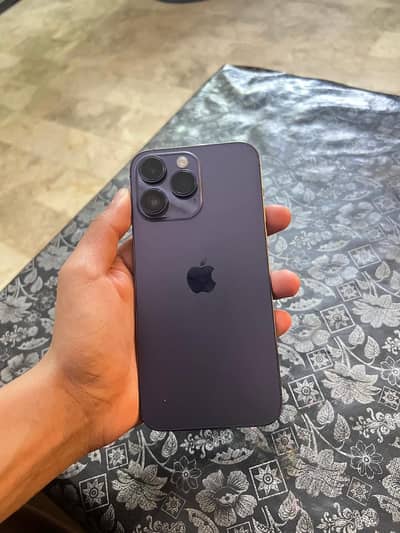 14 PRO MAX DEEP PURPLE BEST CONDITION 10 by 10. . 100 battery health