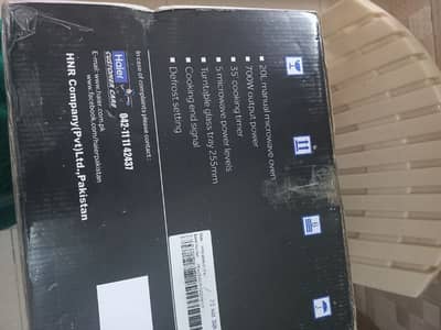 haier microwave oven brand new