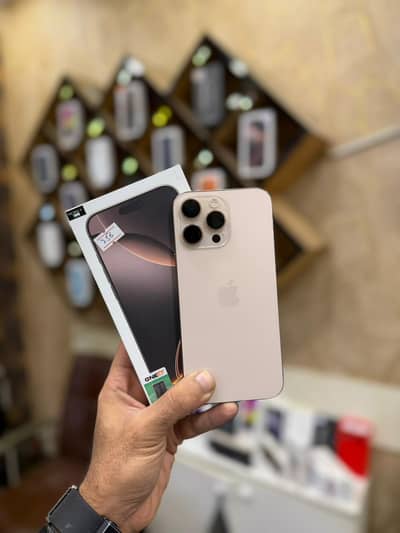 Apple Iphone 16 Pro Max 256GB PTA Approved Complete Box Physical Varia