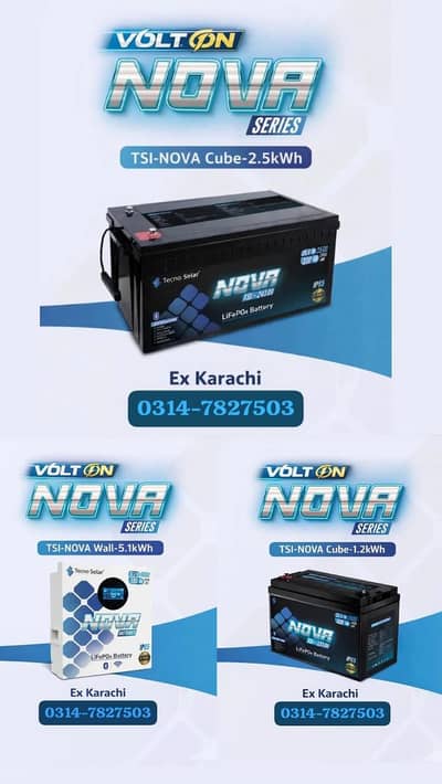 NOVA Lithiumion Batteries