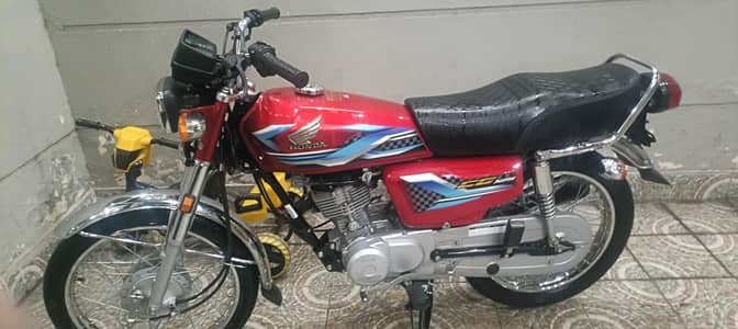 honda 125 red colour unregistered