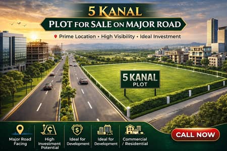 Prime 5 Kanal Plot | Main Major Road Location