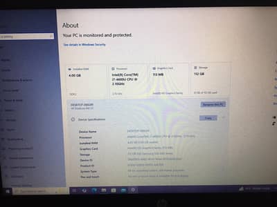 HP laptop core i7 4th generation urgent for sale