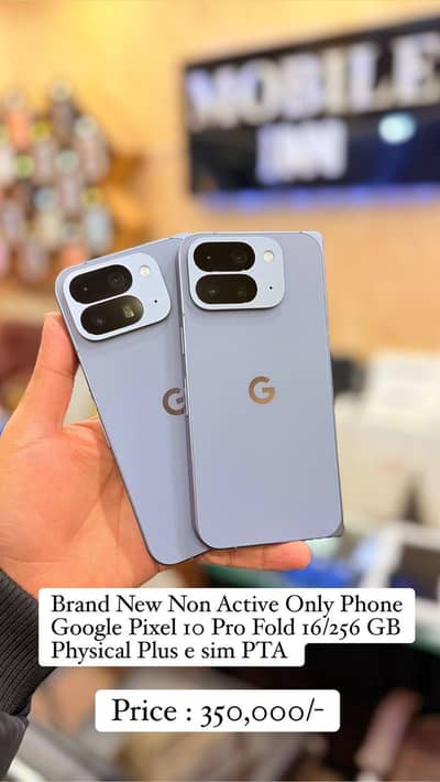 Brand New Google Pixel 10 Pro Fold 256GB Moonstone Physical SIM PTA