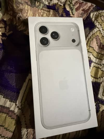 Iphone 17 pro max silver BOX PACK 256gb dual ESims