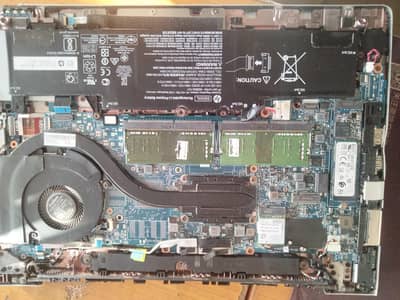 hp 840 g5 Complete motherboard  for sale with rams,ssd battery.