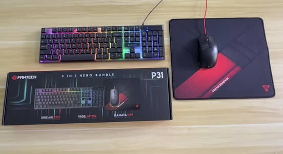 Gaming FanTech Branded RGB Keyboard, Mouse