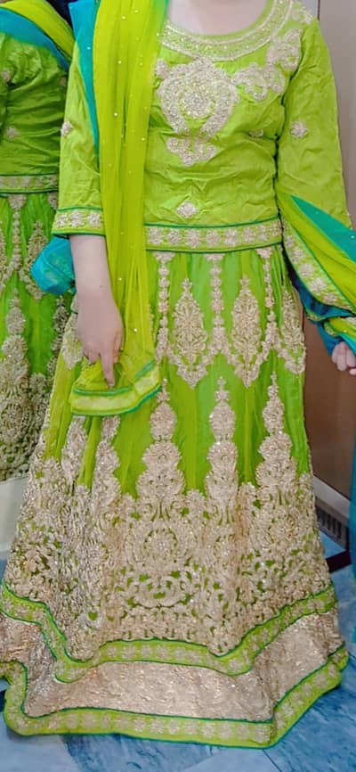 fancy embroidered lehnga