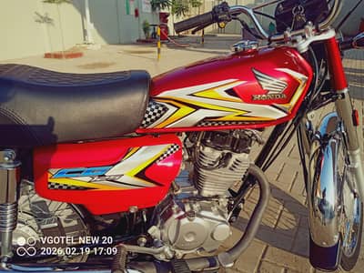 CG 125 2025 Unregistered