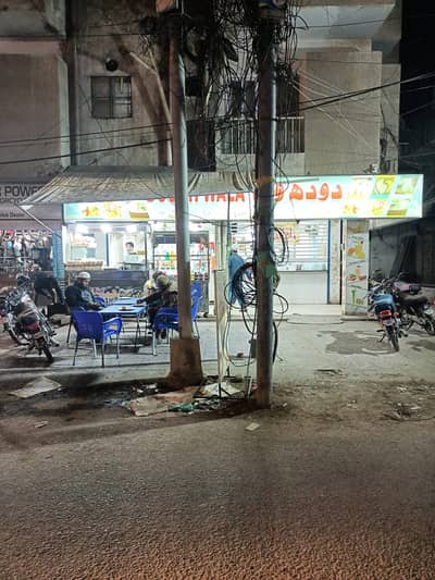 COMMERCIAL SHOP FOR RENT GULSHAN-E-IQBAL MAIN UNIVERSITY ROAD NEAR BANK OF PUNJAB