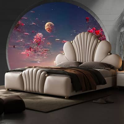 Bed set / double bed / bed / king size bed / bedroom furniture