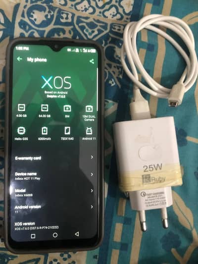 Infinix Hot 11 Play  4Gb 64GB