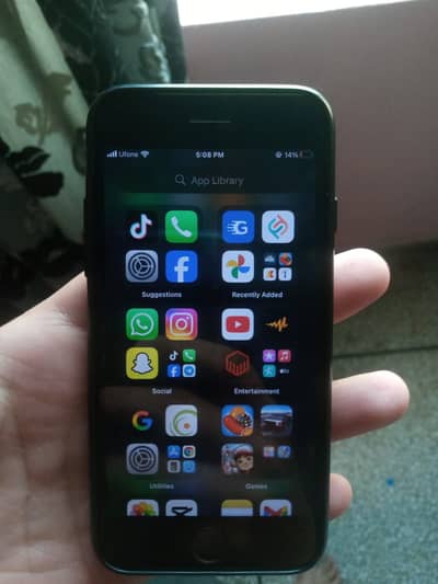 Iphone 7 256 gb pta approved black colour