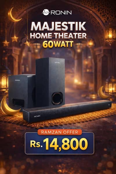 Ronin 60watt Home theater Majestik 14500