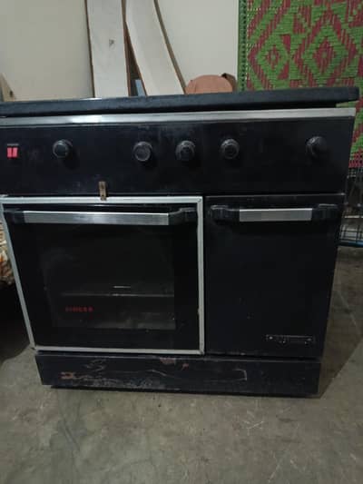 cooking range with oven