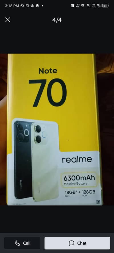 realme not 70
