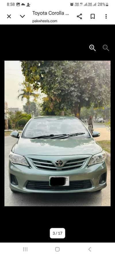 Toyota Corolla GLI 2012