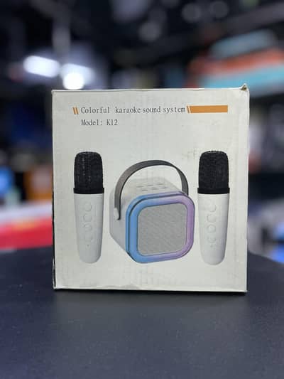 K12 Portable Karaoke Speaker - 2 Wireless Mics | Bluetooth Speaker