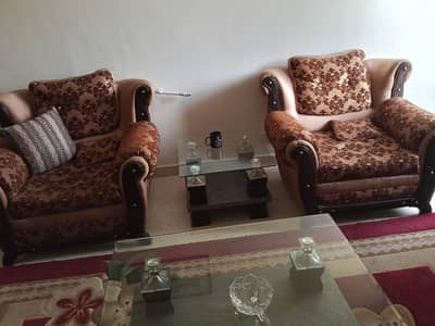 Sheesham wood 5 seater sofa set