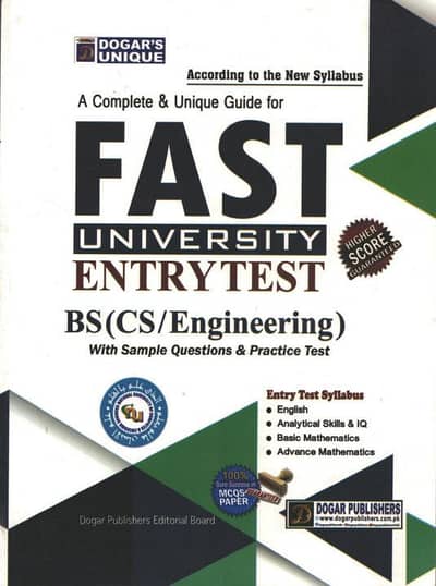 Fast Entry Test Book