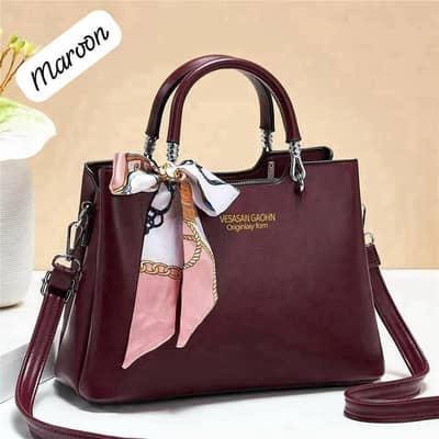 Charming Girl's Multicolor Rexine Hand Bag - 1 Pc