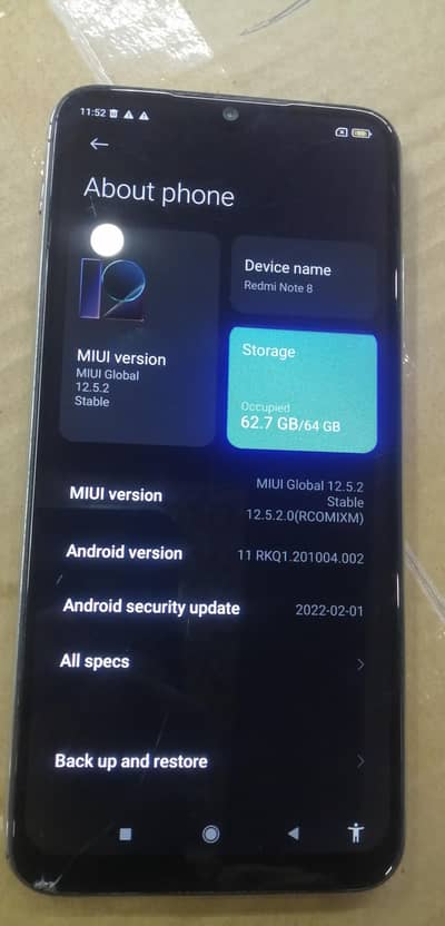 Redmi Note 8 (4gb 64gb) (non pta)