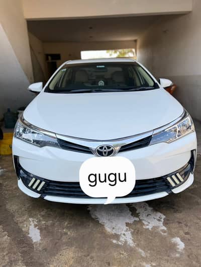 Corolla GLI 2018 Automatic  white color