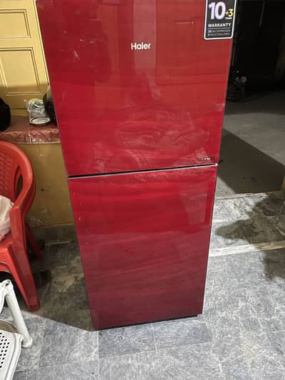 Haier fridge medium size brand new condition mint 3 mounth used