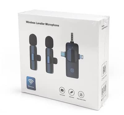 TechDepot K15 Dual Wireless Collar Mic with Active Noise Cancellation