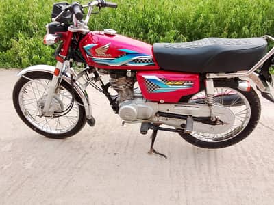 Very neat and clean Honda 125 model 24 All punjab number