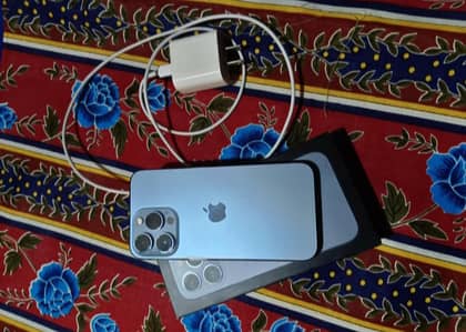 iphone 13pro max 256gb whtsp number 03273186541