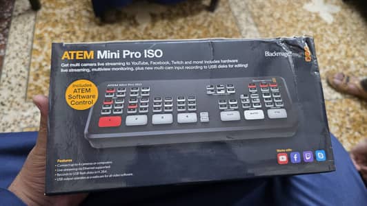 Blackmagic Atem Mini Pro ISO