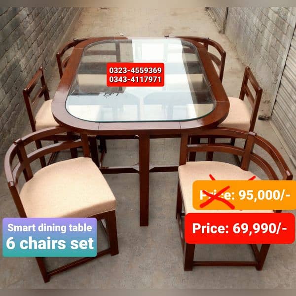 Dining table / Smart dining table / round table dining set / table 7