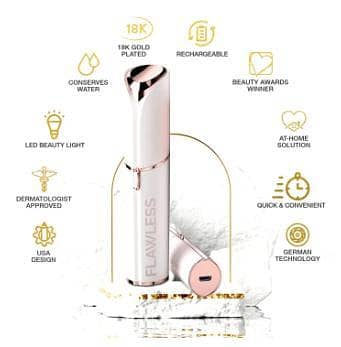 Finishing Touch Flawlbss Painless Hair Remover for Women