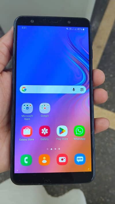 Samsung A7 2018.4GB Ram +128 Rom