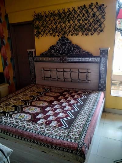 Bedroom Set with Mattress + Wardrobe + side tables