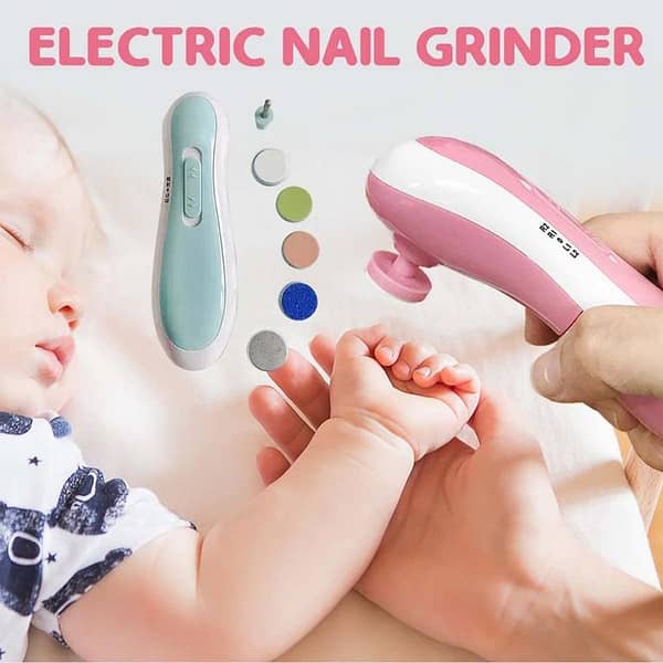 6 in 1 Electric Baby Nail Trimmer with LED Light