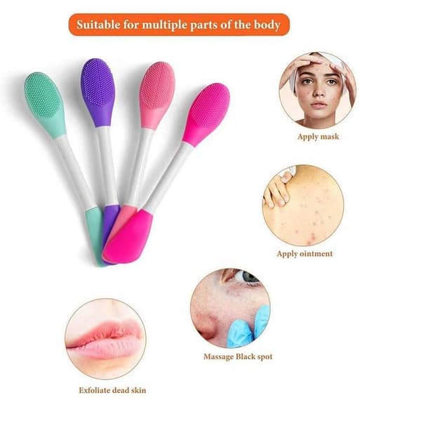 Silicone Double Head Facial Brush