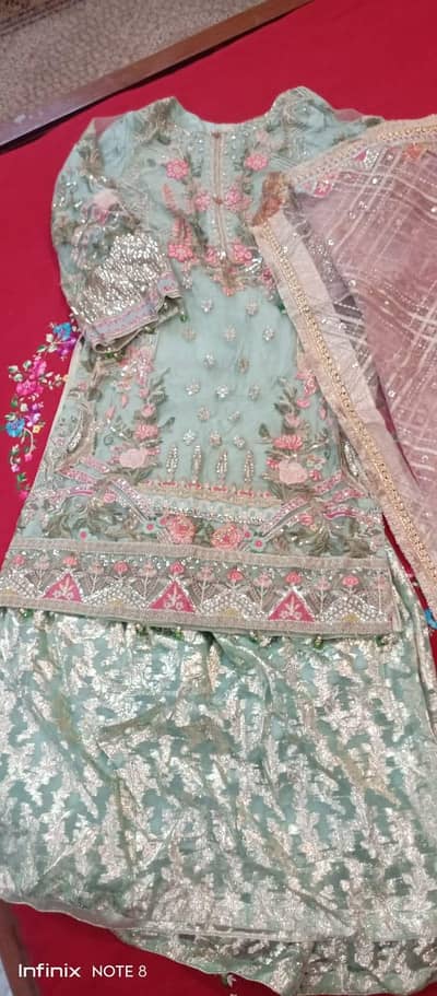 Baroque stitched fancy clothes