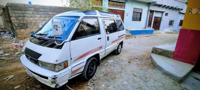 8-Seater Toyota Van Available for Pick & Drop & Long Routes