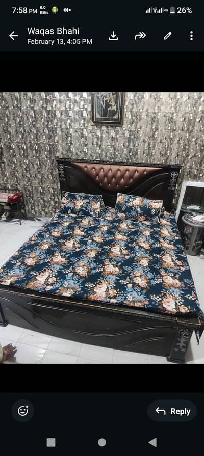 spring metress and bed