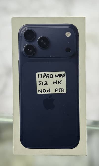 IPHONE 17 PRO MAX 512 GB HK NON PTA BLUE NON ACTIVE