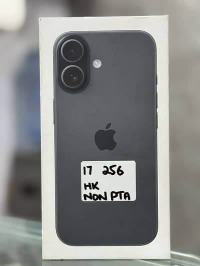 IPHONE 17 256 GB HK NON PTA BLACK BOX PACK NON ACTIVE